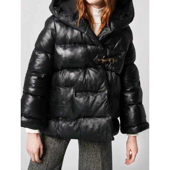 SMYTHE Jackets & Blazers - NEW SMYTHE quilted leather swing coat in black